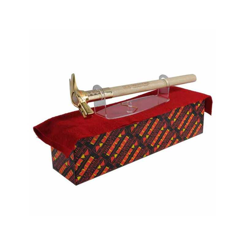 Martello Da Carpentiere 300g – Manico In Legno 50/60cm, Doppia Calamita, Piastra Salvamanico, Per Chiodi Da Legno E Levachiodi