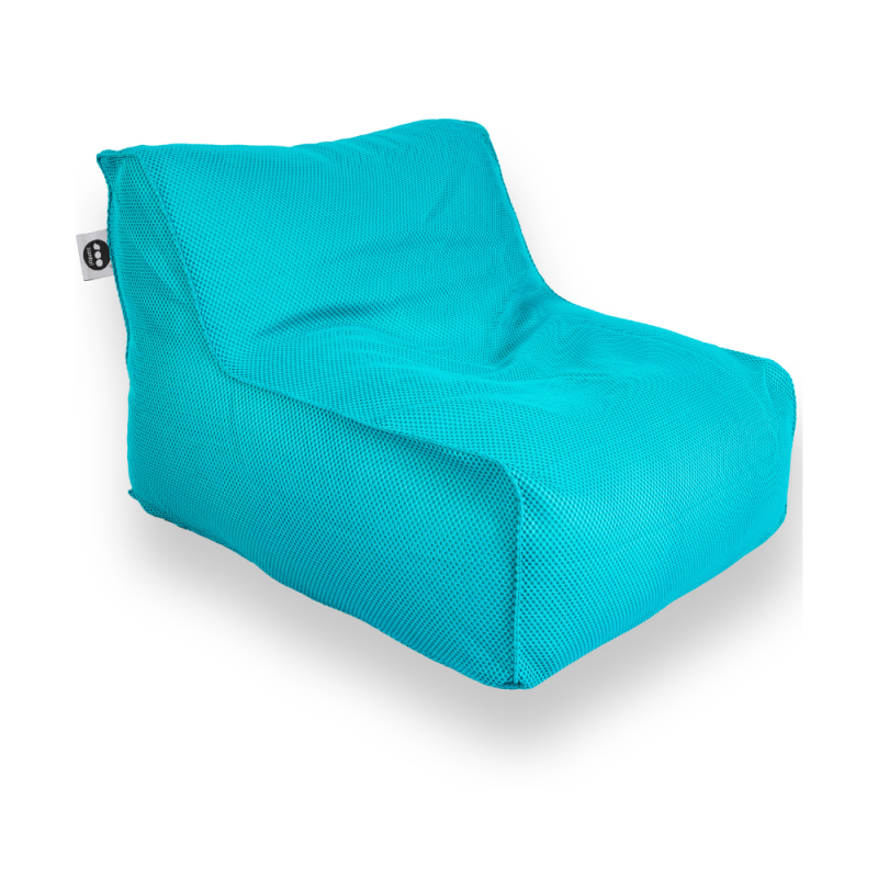 Fauteuil piscine XL flottant 100 × 90 × 70 cm intérieur / extérieur sans polystyrène – Bleu (DC10090-4) - 5