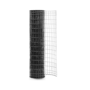 Grillage soudé en rouleau H1m00 x 20m fil 2.1mm maille 100x50 mm Gris anthracite