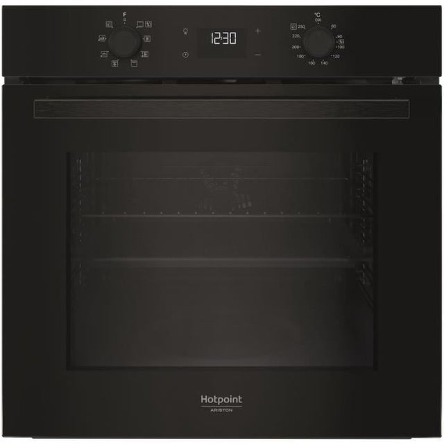 Four encastrable Hotpoint HAO475PB pyrolyse hydrolyse 71 L noir verre