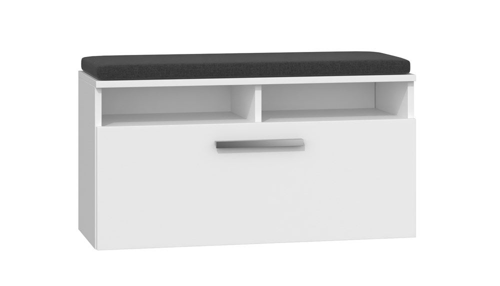 Szafka Na Buty Topeshop Riva Biel Mat 35x85x45 cm 1 szt.