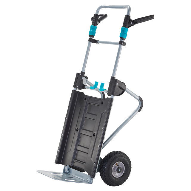 Diable Pliant et Chariot 2-en-1 - Charge Max. 150 kg en Diable et 200 kg en Chariot - TS 2500 - wolfcraft 5535000