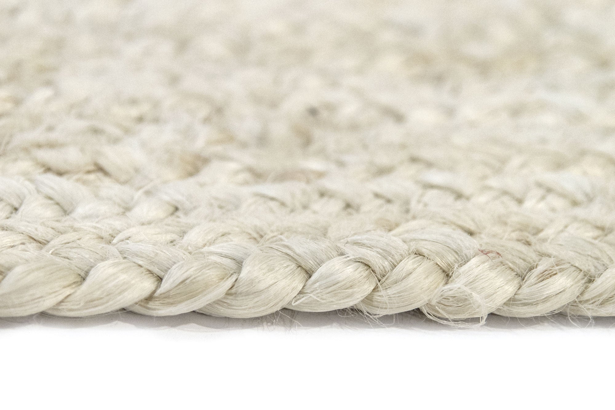 Hamid - Tapis en jute blanc ALHAMBRA 170x120cm - Tapis pour salon, chambre, salle familiale - 8