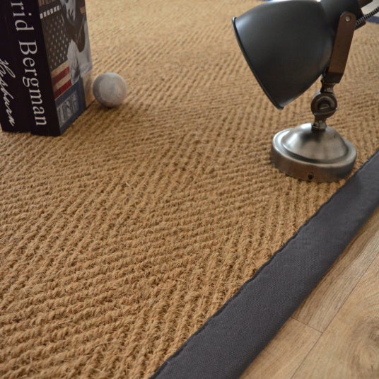 Tapis Coco - Paravan chevron - Ganse coton anthracite - 250 x 350 cm - 3