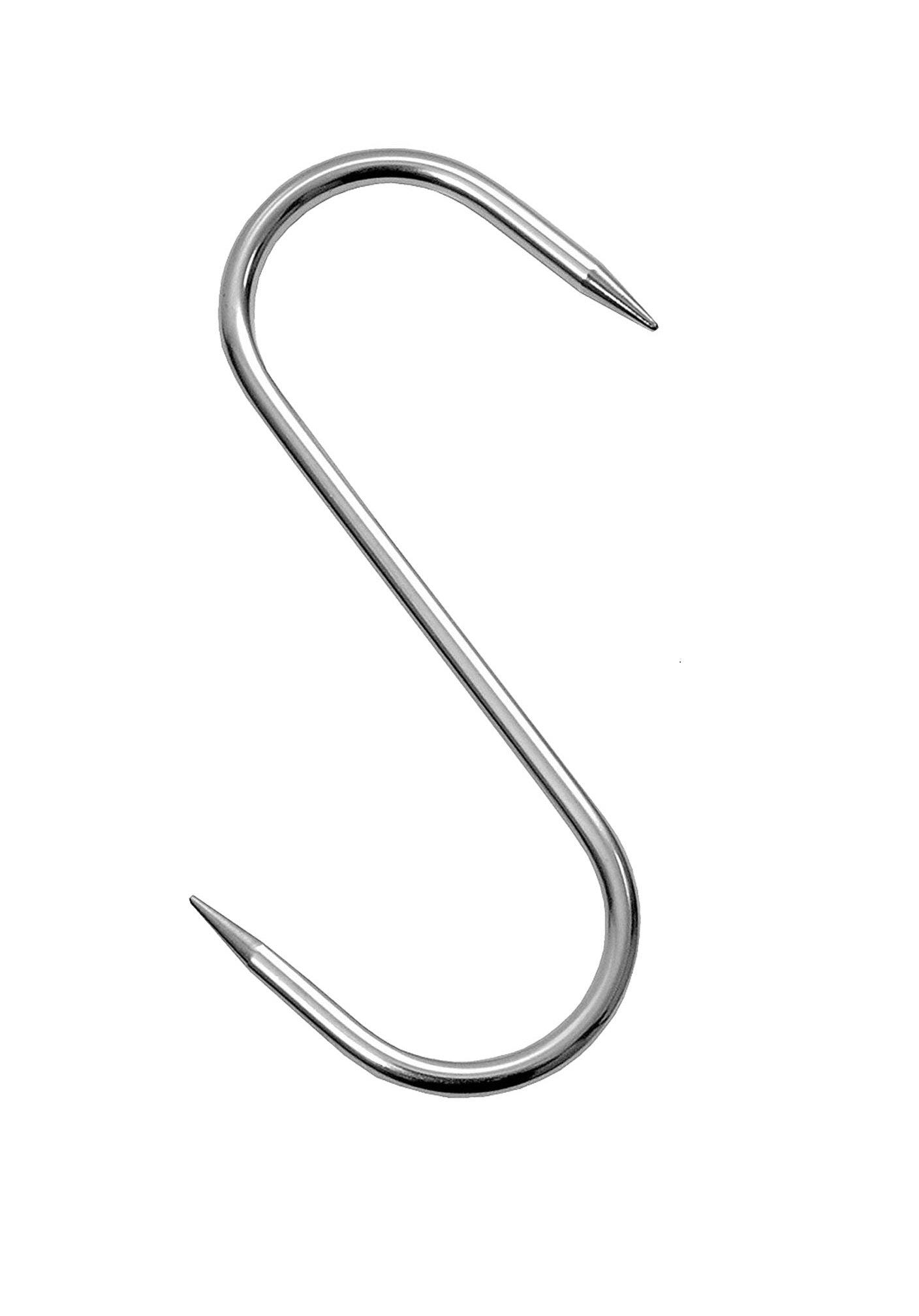 Ganchos de carnicero de acero inoxidable de 2 puntas Conf. 10 PZ ...