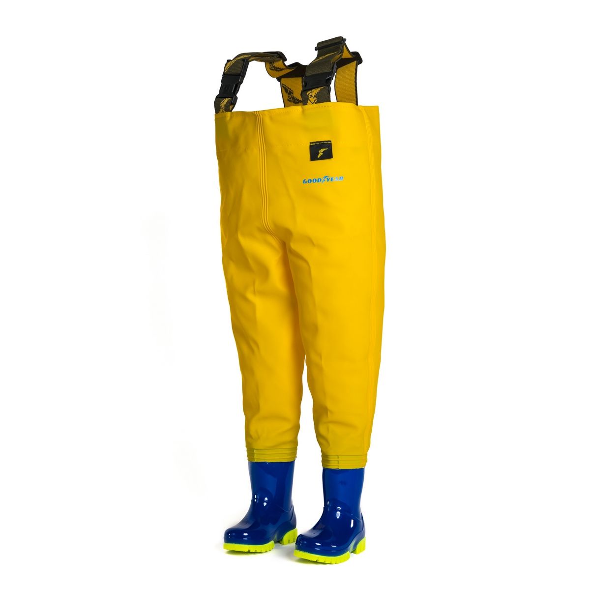 Waders enfants Jaune pour jouer sous la pluie/ou en bord de mer - GoodYear - Taille 22/23 - 2