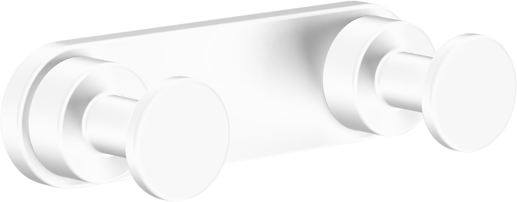 Wieszak Architecture biały z 1 haczykiem
