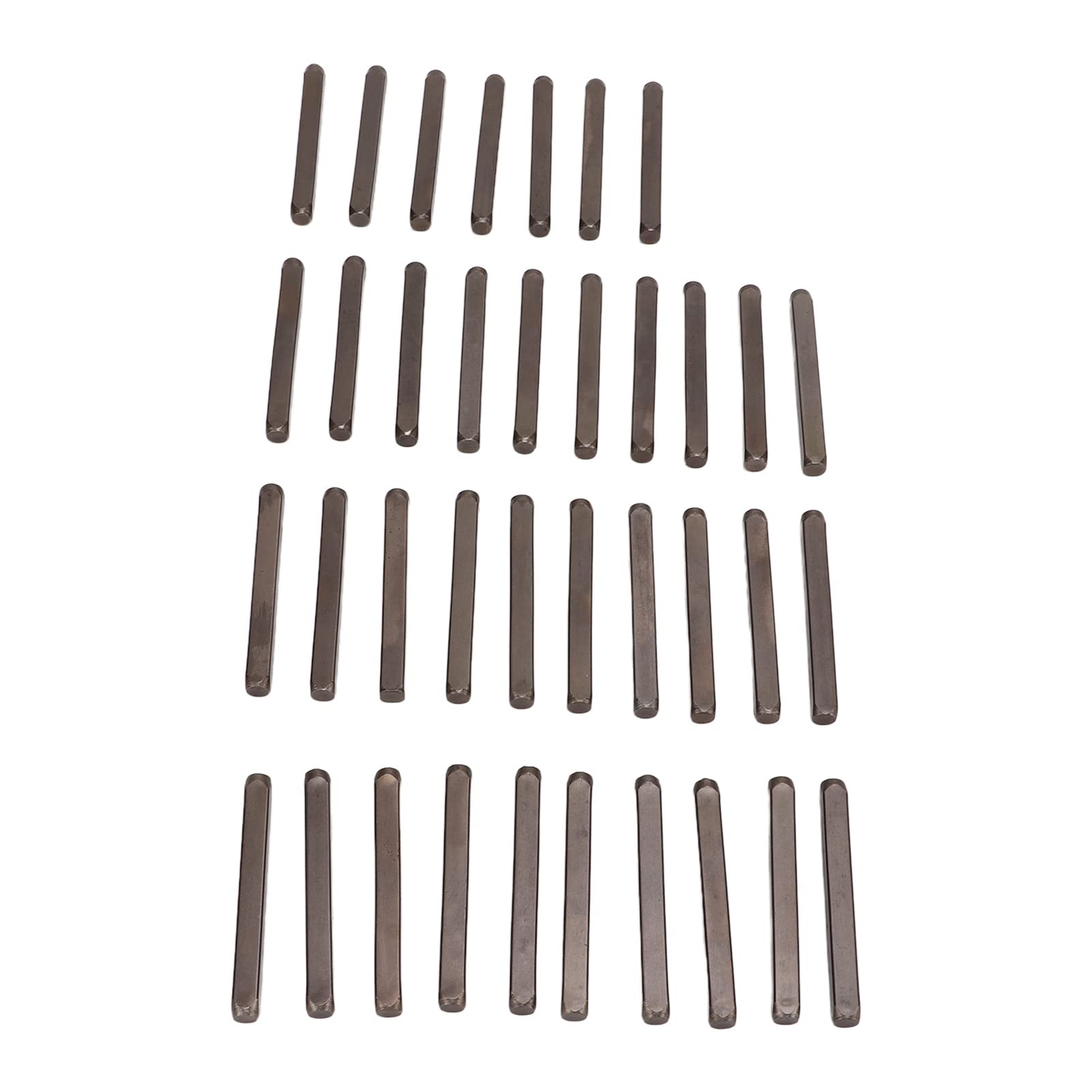 Lot De 36 Poinçons Lettre Et Chiffre En Acier Pour Métal Et Cuir - Outil De Marquage Manuel 4mm/6mm