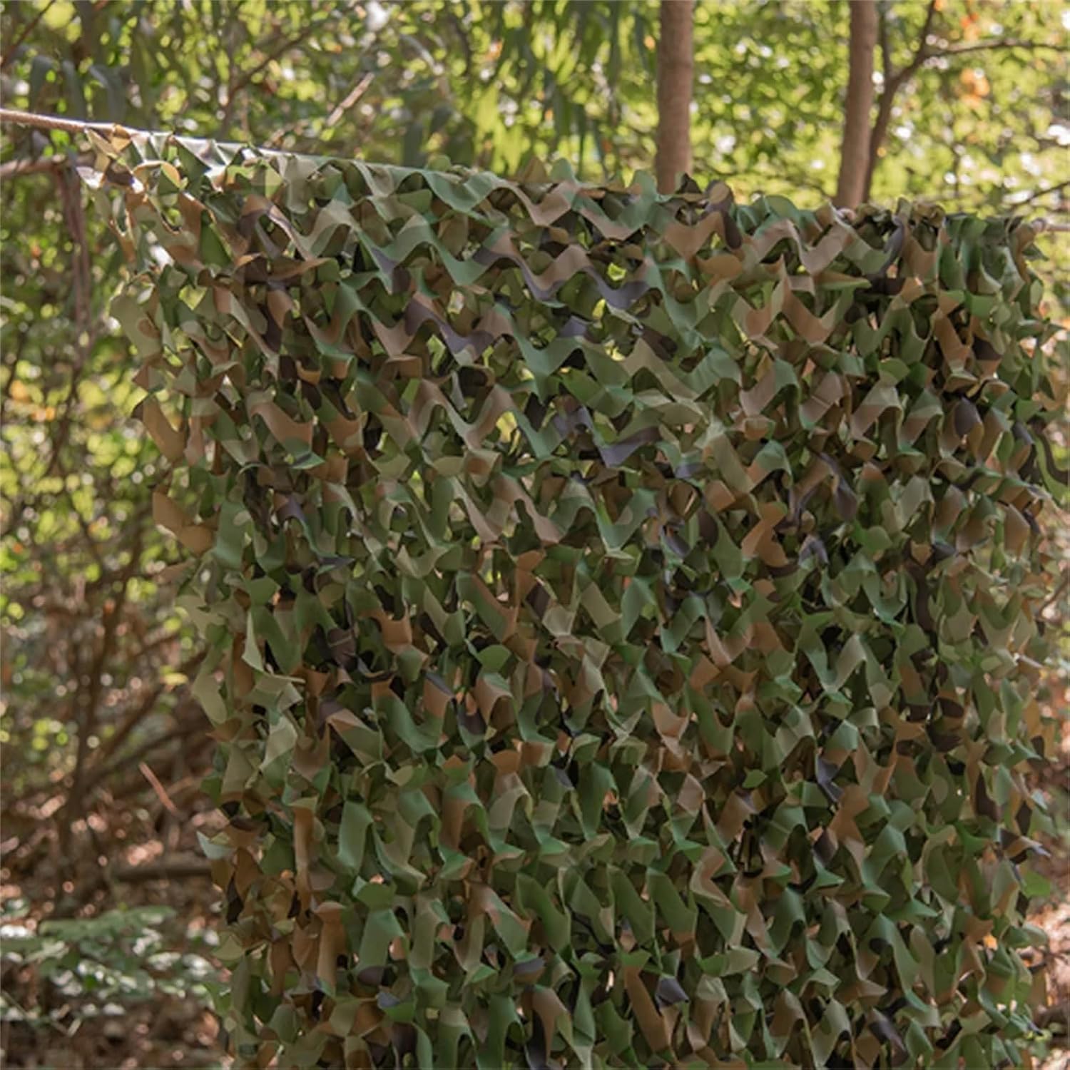 Filet de camouflage vert 3x6m, filet pare-soleil extérieur, pour parasol camping tir chasse fête décoration - 4