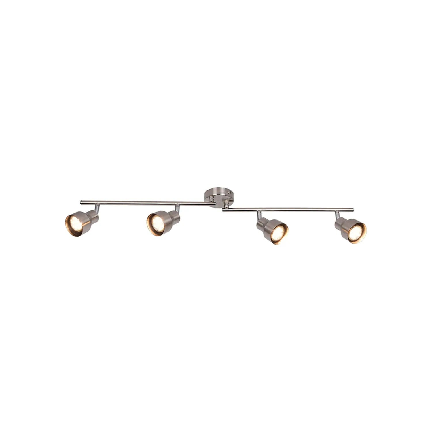 Reflektor sufitowy Spot Blake chrom satyna 4xGU10x10W wym: 12 x 82 x 14,5 cm IP20 Rabalux