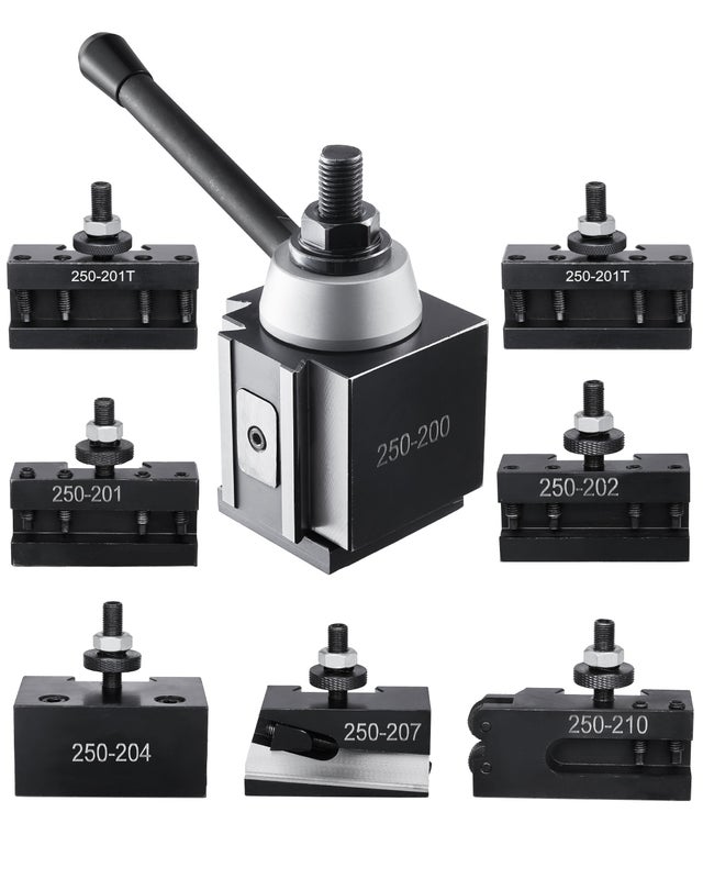 ENSEMBLE PORTE-OUTILS TOUR Avec Supports SCLCR06 Et 5 Pièces Inserts