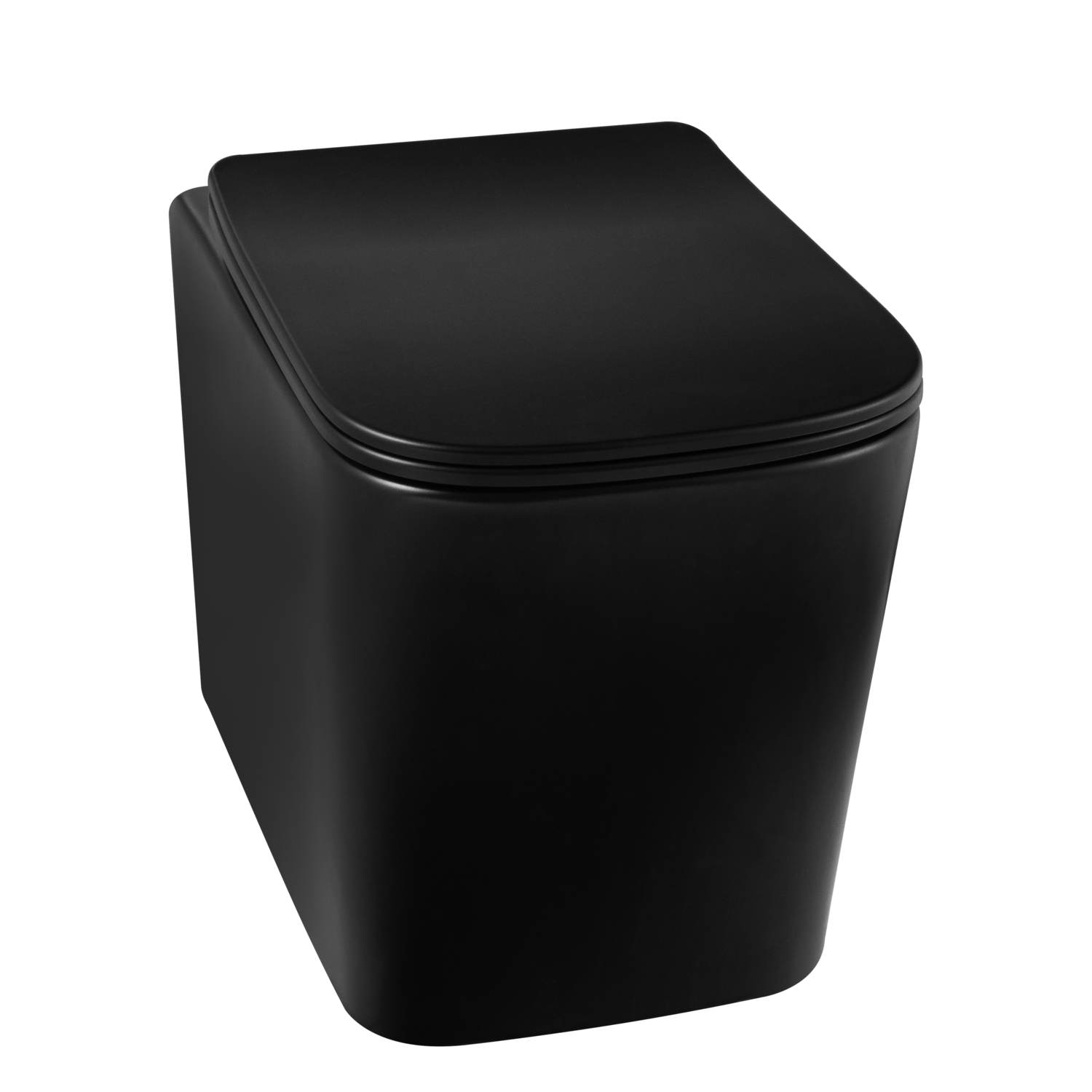 Balneo Miska WC podwieszana LUGA czarna Deska Wolnoopadająca