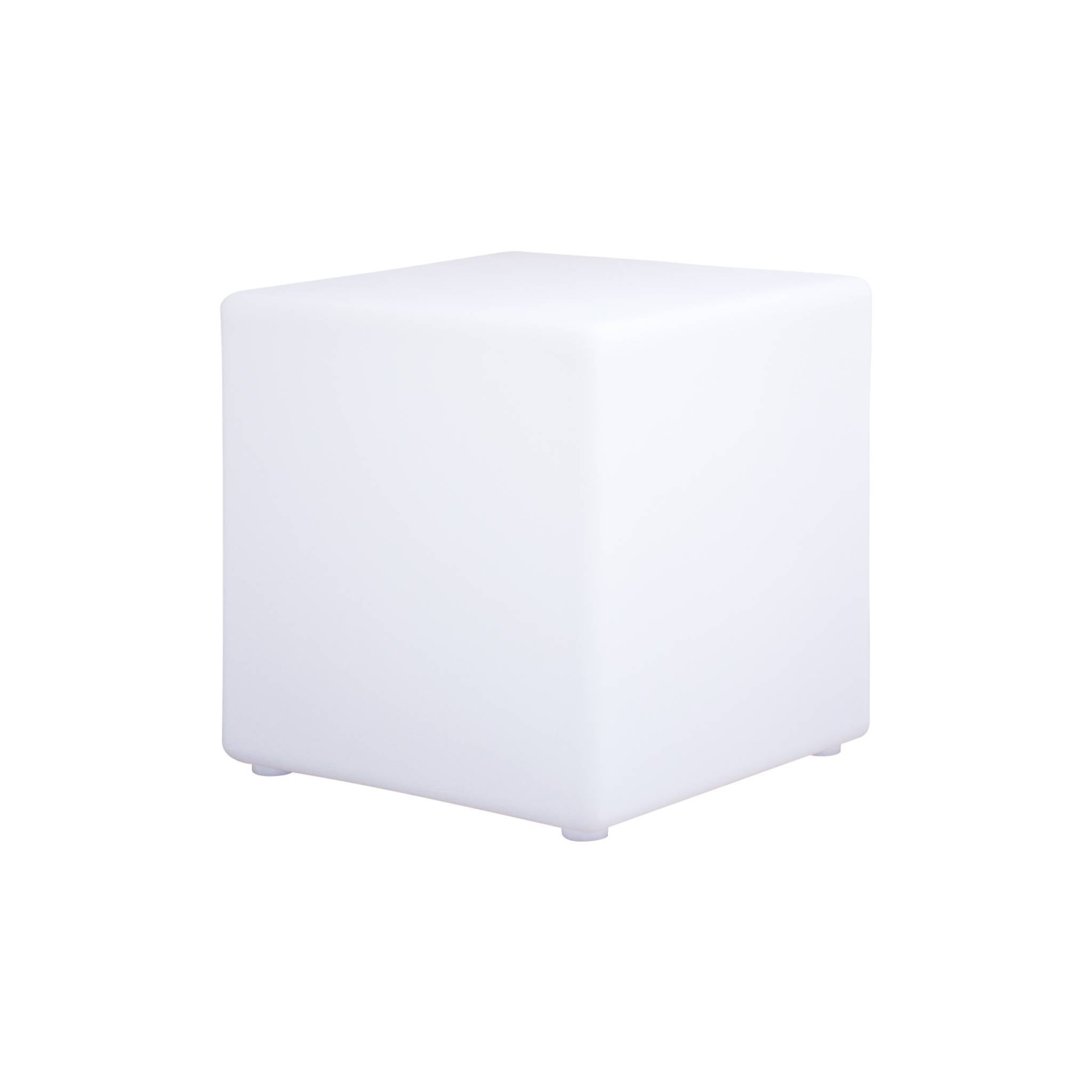 Sweeek Cubo De Luz Led Con Pilas Multicolor, 41X41x44 Cm Blanco , Leroy Merlin