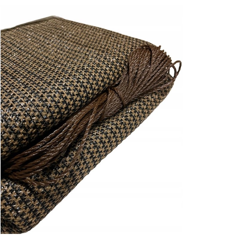 MATA NA BALKON OCZKOWANA 1x5m BRĄZ