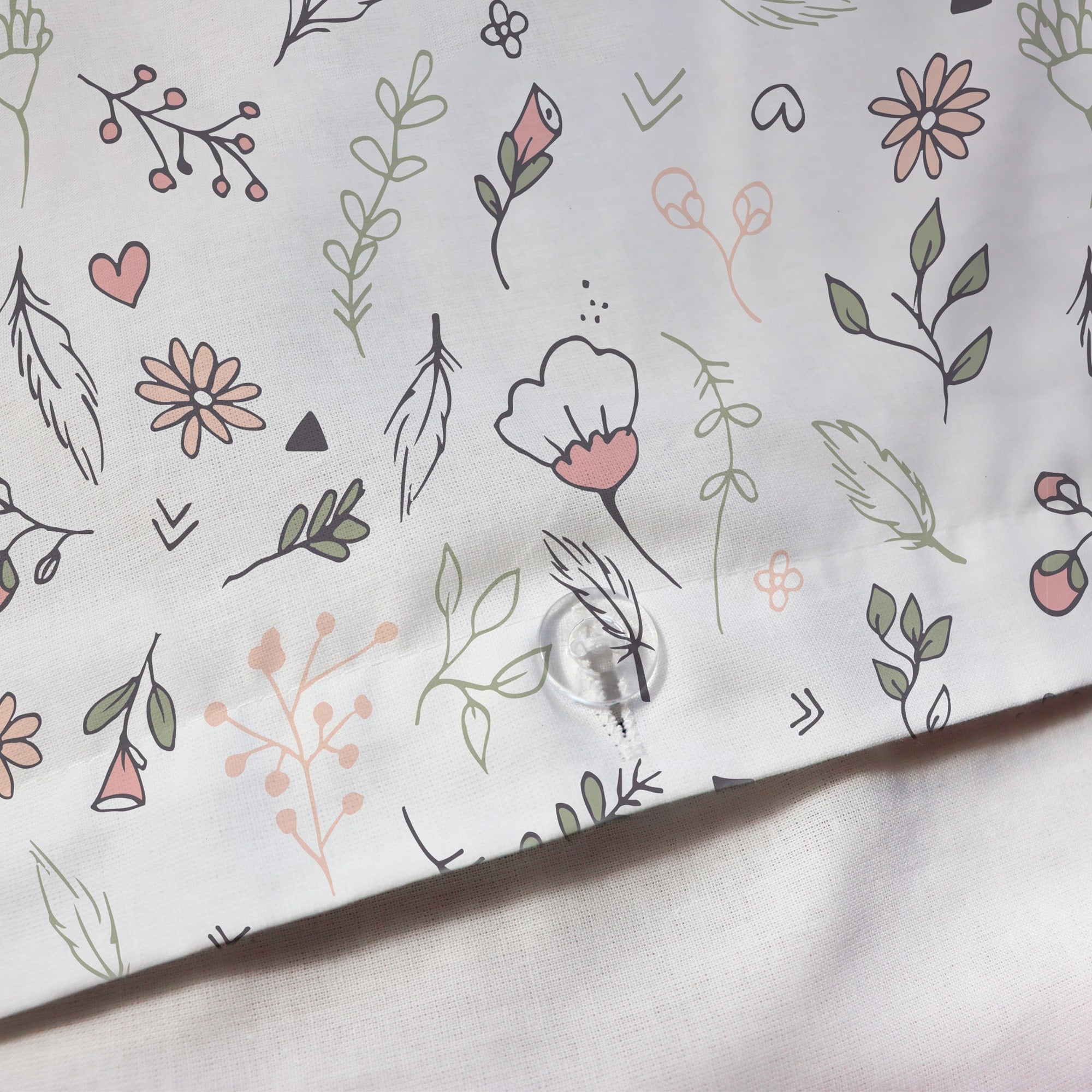 Parure de lit imprimée 100% coton, ATTRAPE COEUR - 9