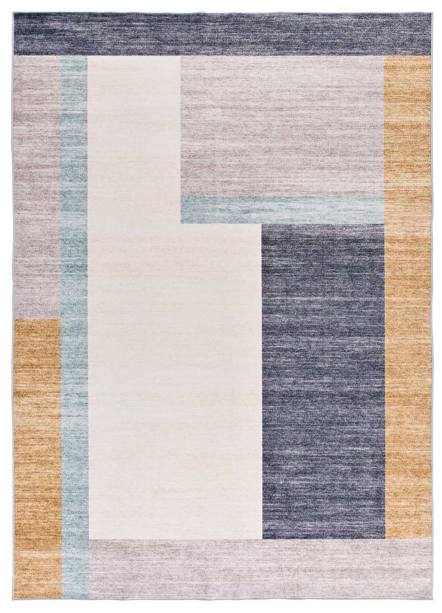 Prostokątny wielokolorowy dywan wewnętrzny 160 x 230 cm CLASS geometryczny - ATTICGO