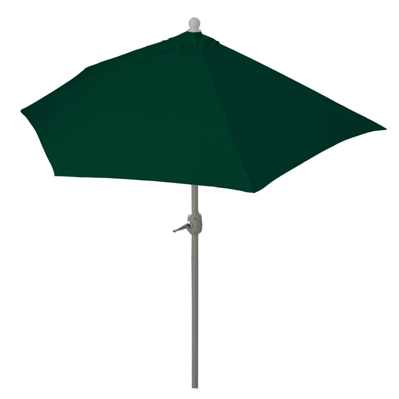 Parla parasol półokrągły, parasol balkonowy, UV 50+ poliester/aluminium 3kg ~ 270cm zielony bez stojaka