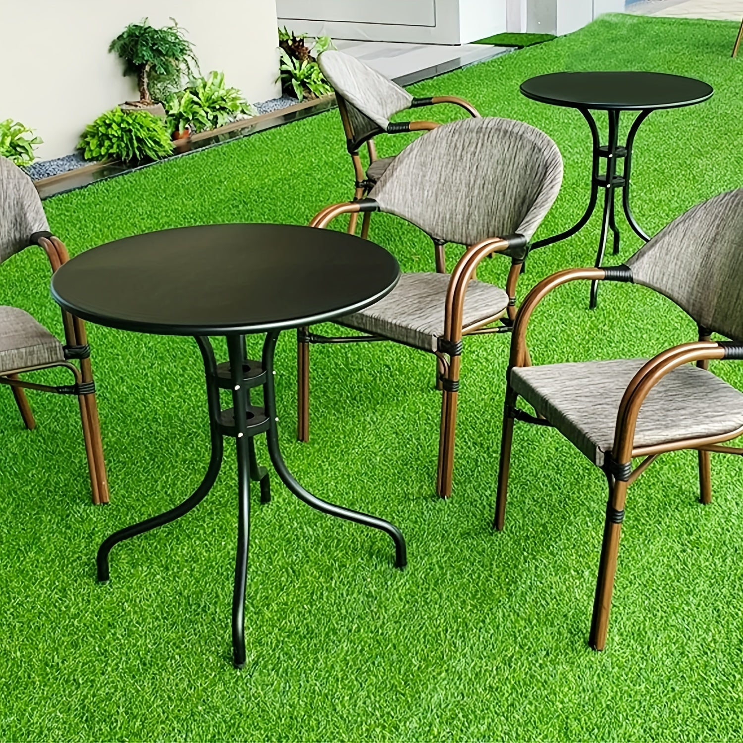 Erba sintetica, erba sintetica ultra densa, erba sintetica per interni ed esterni, 15 mm x 0,5 x 2 m, verde militare - 6