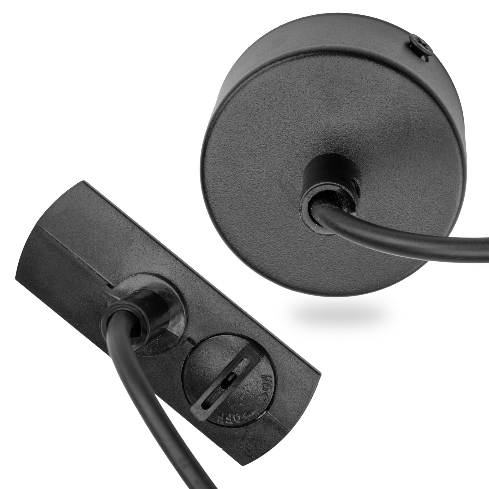 Adapter Zasilający Lumiled do Szynoprzewodów Baza Montażowa 1F Czarny 1 szt.