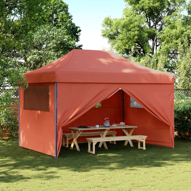 Tenda da festa pieghevole pop-up con 4 pareti laterali
