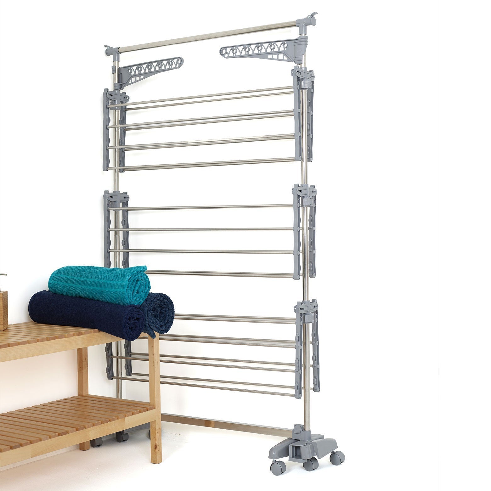 Séchoir à linge avec accessoires EXTRA 22M 3 niveaux - 9