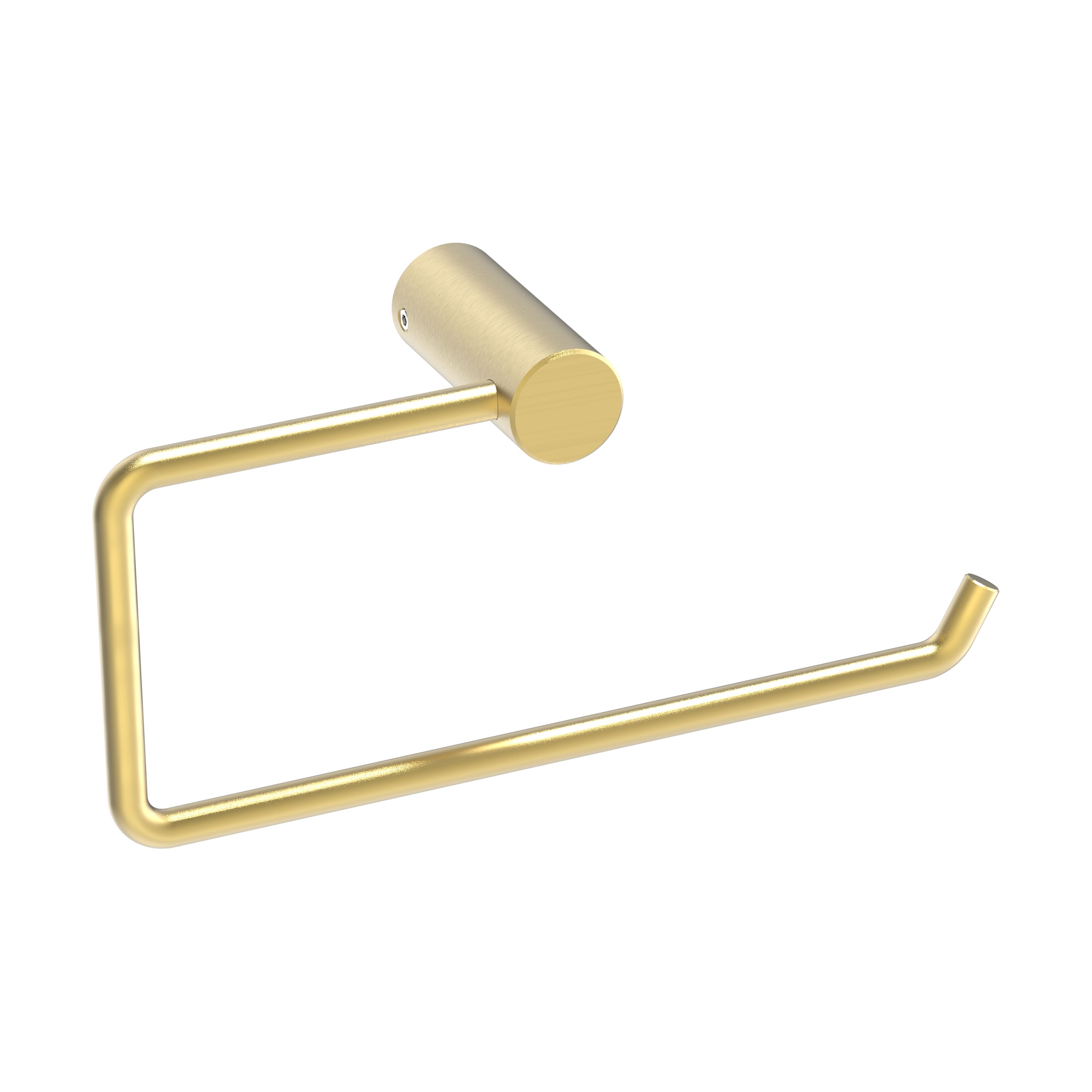 MSV Portasciugamani Ad Anello In Alluminio Lugano, Colore Argento, Dimensioni 17x4.8x18.6 Cm, Con Viti Di Montaggio