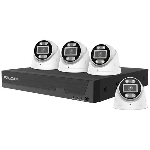 Set pour caméra de surveillance Foscam Schloss / Zutrittskontrolle FN9108E-T4-2T Ethernet IP-8 canaux avec 4 caméras - 3