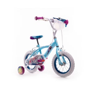 Bicicletta da Bambina Princess Ruota 12 Pollici Bici con Rotelle