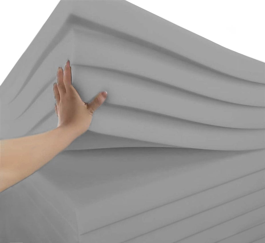 Plancha de Espuma Poliuretano Multiusos - Medida: 50 x 100 x 14 cm de Grosor - Dureza Media - Densidad 30 KG/m3 - 3