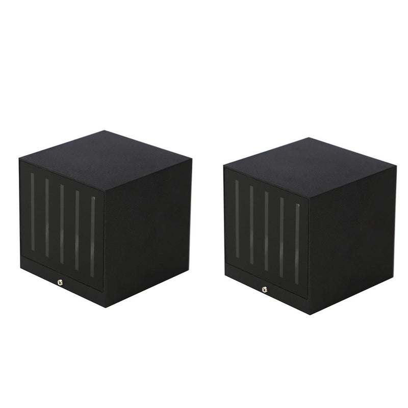 ZMH Lampa ścienna LED 2 szt. Lampa ścienna LED zewnętrzna Lampa ścienna wewnętrzna