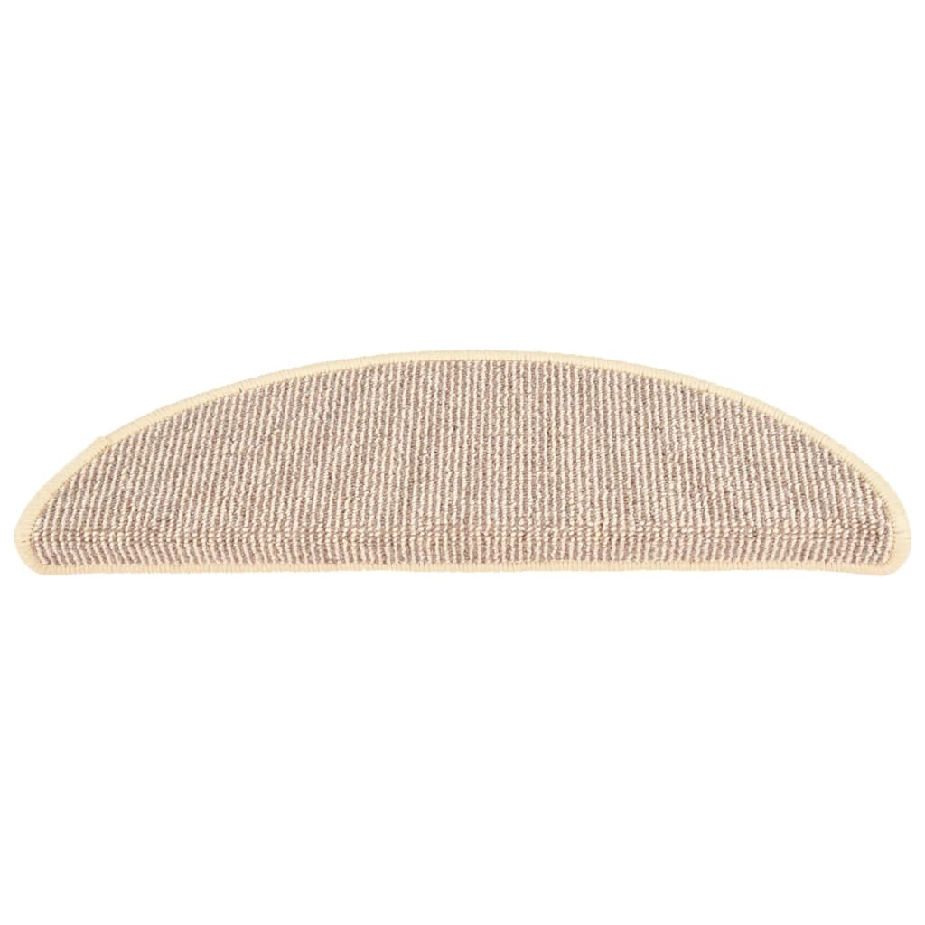 Tapis de marches d'escalier 15 pcs | Paillasson d'escalier Blanc et marron 65x21x4 cm CFW310778 - 4