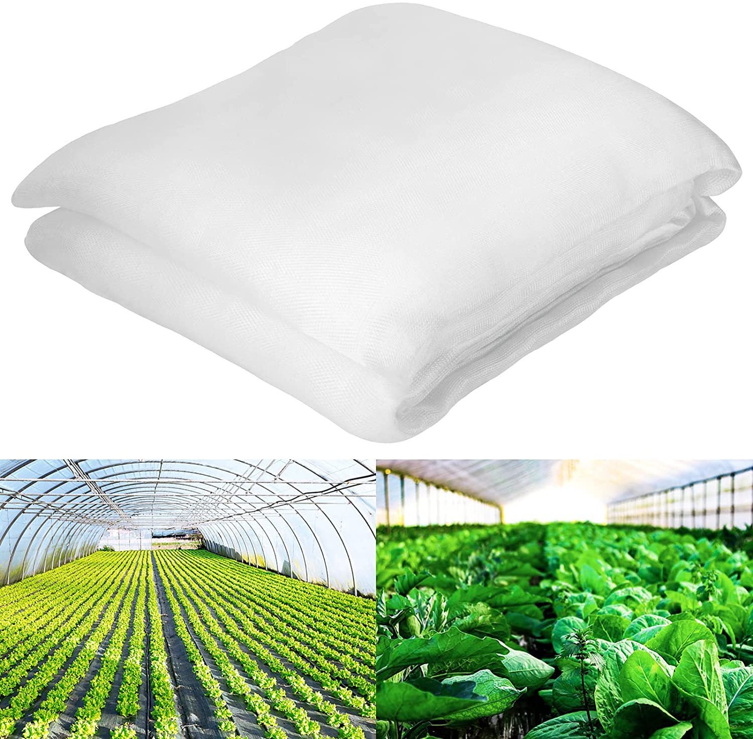 Siatka przeciw owadom, 3 x 6 m Siatka ochronna przeciw owadom, Siatka do ogrodu warzywnego przeciw owadom, Siatka przeciw owadom o drobnych oczkach, S