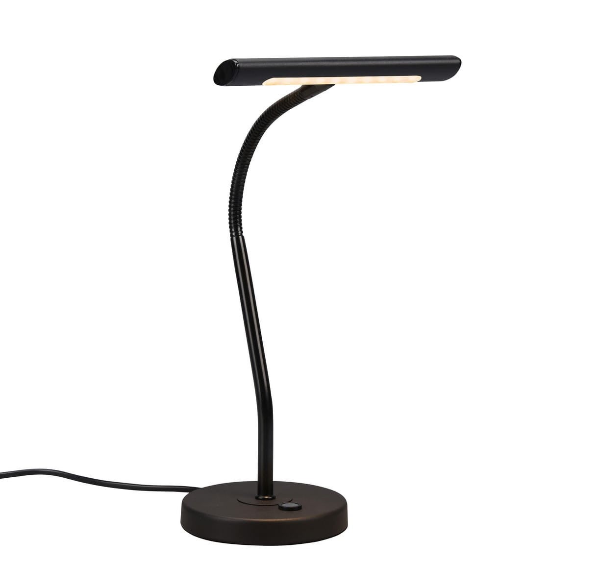 Lampa biurkowa Curtis czarno-biała LED 4W 3000K 400lm wym: 35 x 18 x 18 cm metal Trio