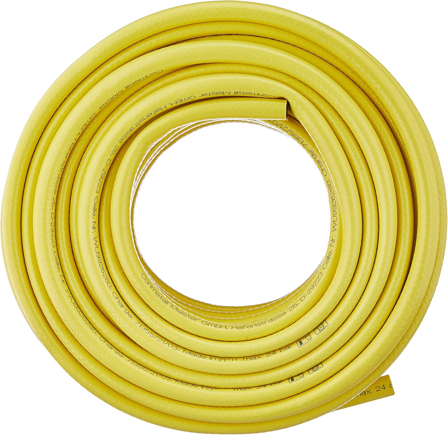 Wąż Krzyżowy z Tkaniny, 12,7 mm (1/2 "), 20 m żółty