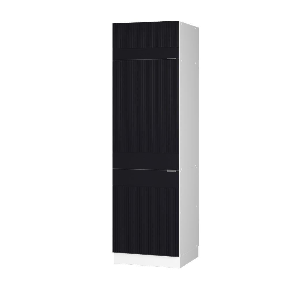 Vicco Szafka na lodówkę Fame-Line, Czarne paski, 60 cm