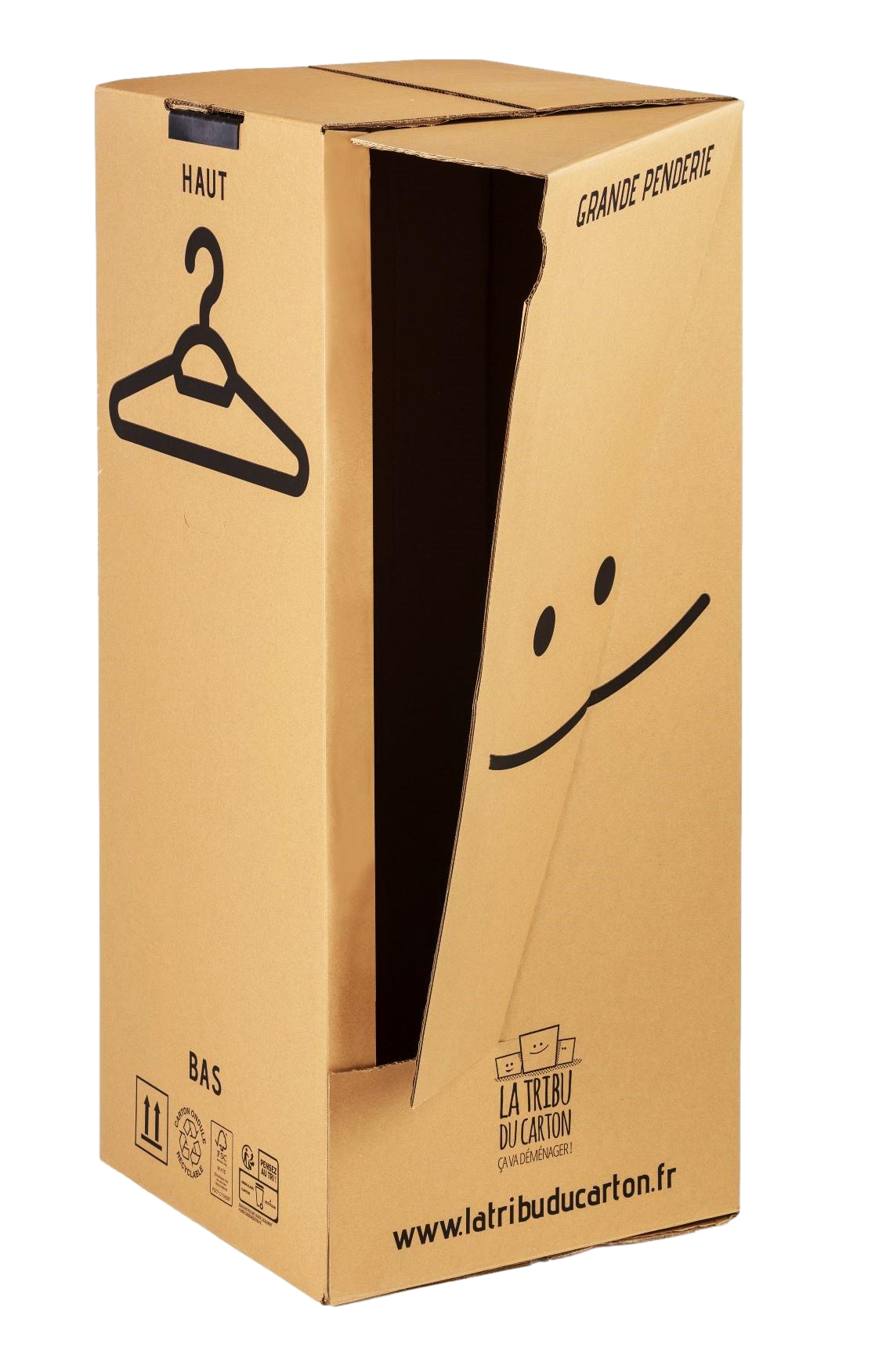 Carton Grande Penderie avec poignées - 4