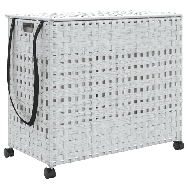 SAMMART 66 Litri Cesto portabiancheria pieghevole con ruote, pieghevole, con ruote, per risparmiare spazio, con ruote, colore: grigio SAMMART 66 Litri Cesto portabiancheria pieghevole con ruote, pieghevole, con ruote, per risparmiare spazio, con ruote, colore: grigio
