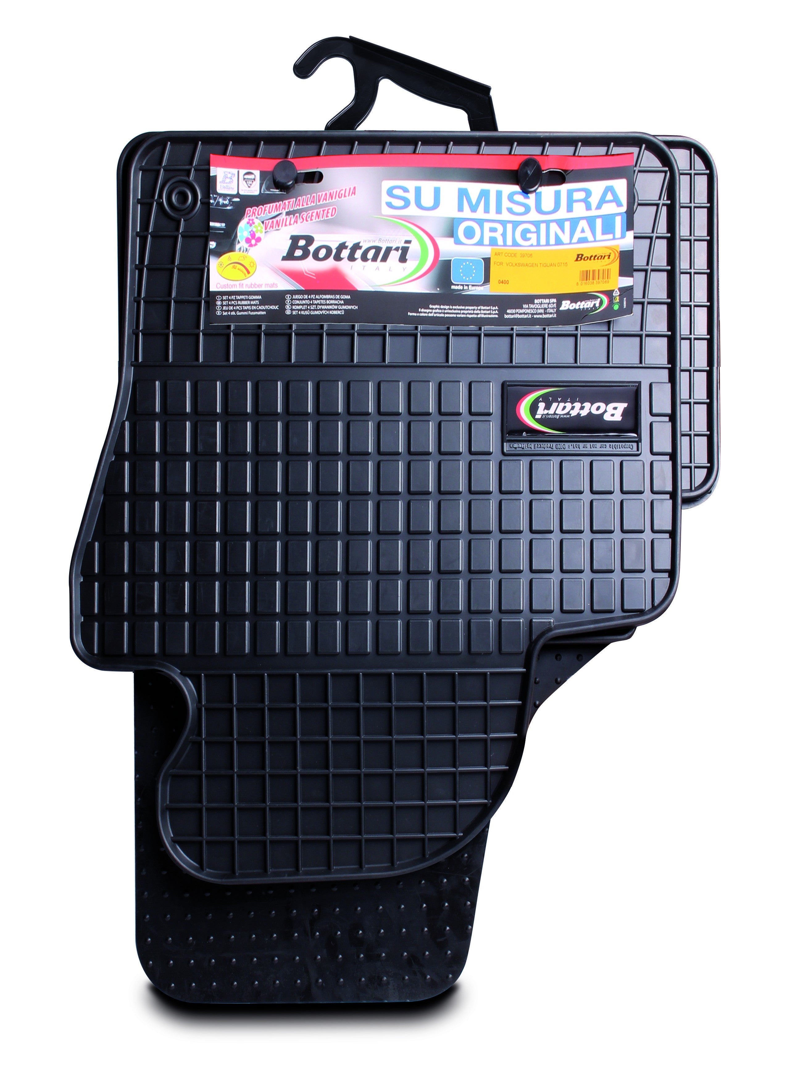 FROGUM No.77 Tappetini Auto In TPE Su Misura Per Fiat Tipo (dal 2015) – Set Universale, Antiscivolo, Facili Da Pulire - 2
