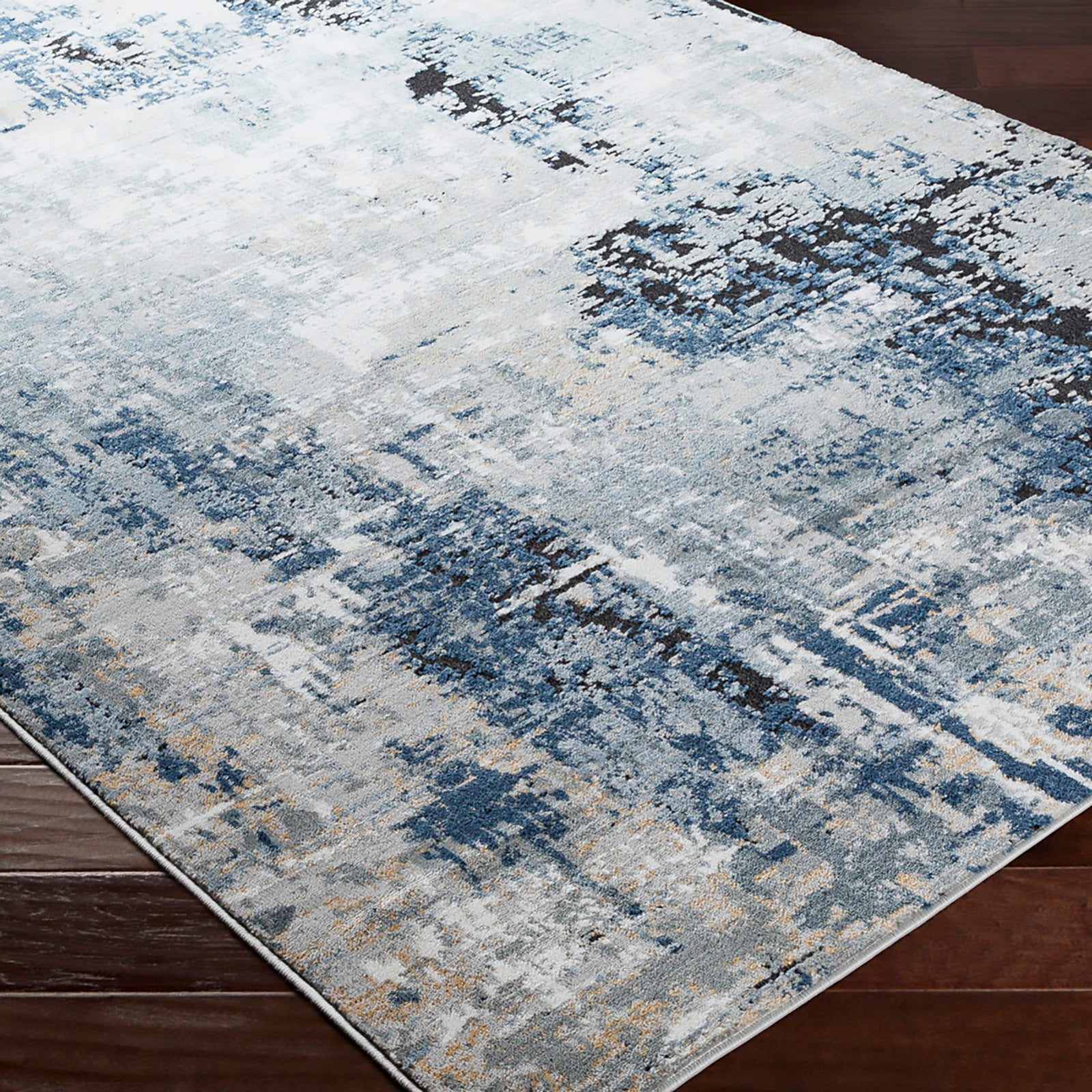 LIVABLISS Tapete Abstracto Moderno Azul/Cinza/Bege 200x275 cm Lena - 6