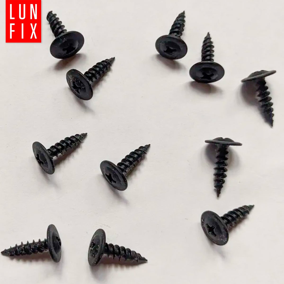 Wkręty do metalu z łbem podkładkowym fosfatowane 4,2x16mm 100szt. - 8