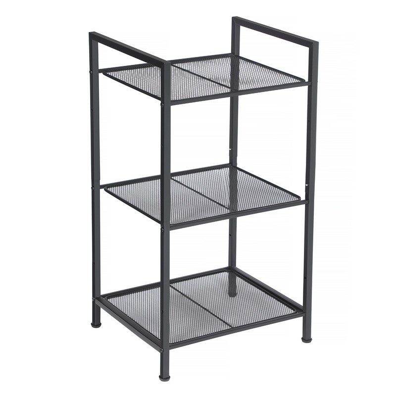 Desserte Rangement 3 Étagères En Bambou BEA Sur Roulettes - L.36 X P.15 X H.74.5 Cm - Pour Salle De Bain, Cuisine - 2