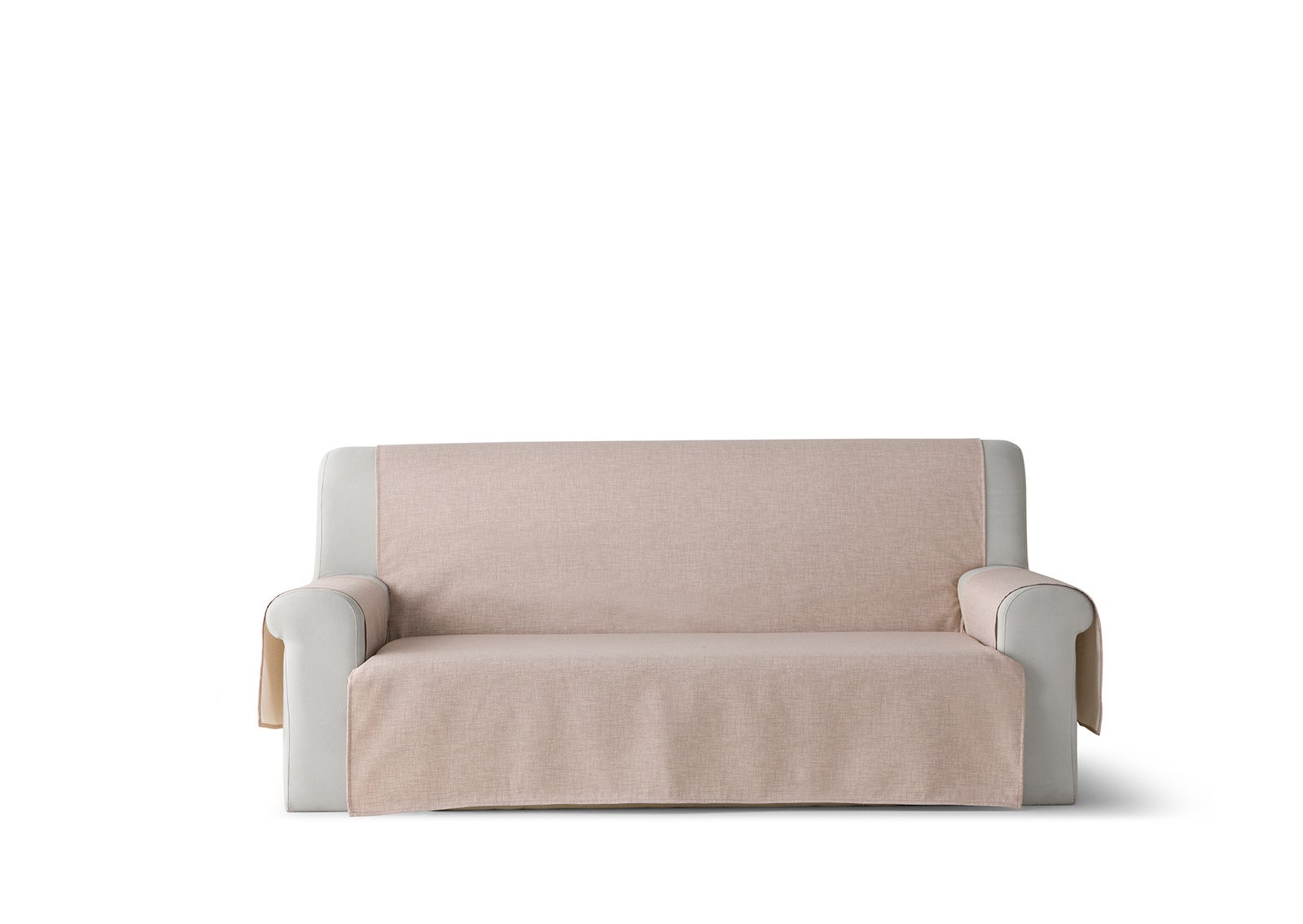 Funda sofá 3 plazas, cubre sofá 3 plazas impermeable y antimanchas apto mascotas, color beige