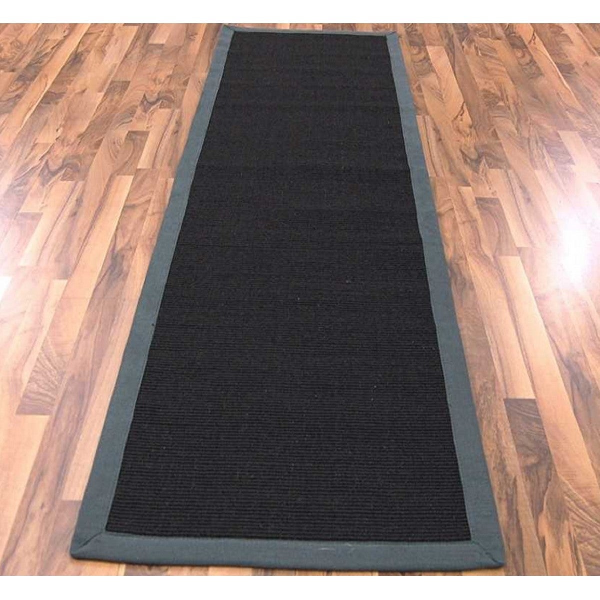 Tapis sisal et coton LINDO 68x300 cm - 2