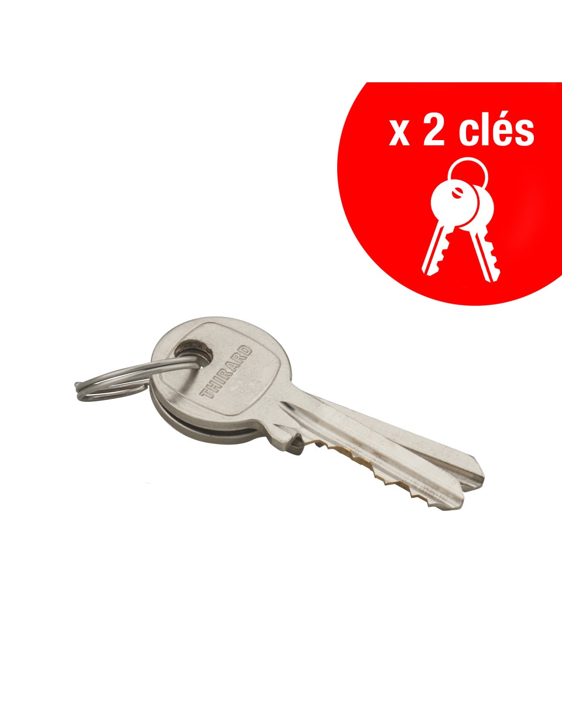 Cadenas 2 clés Type 1 alu 50 mm - 4