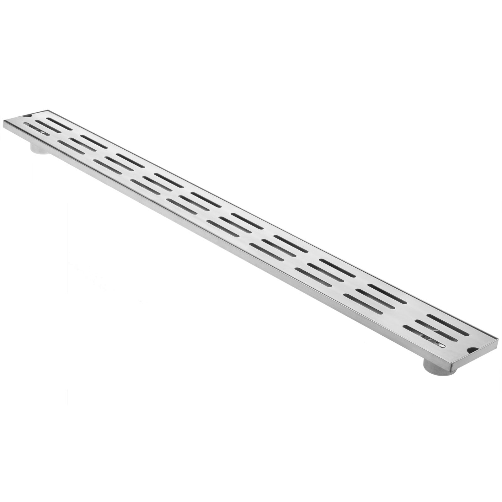 Canaleta de desagüe con rejilla para suelo 100x10 cm con 2 drenajes