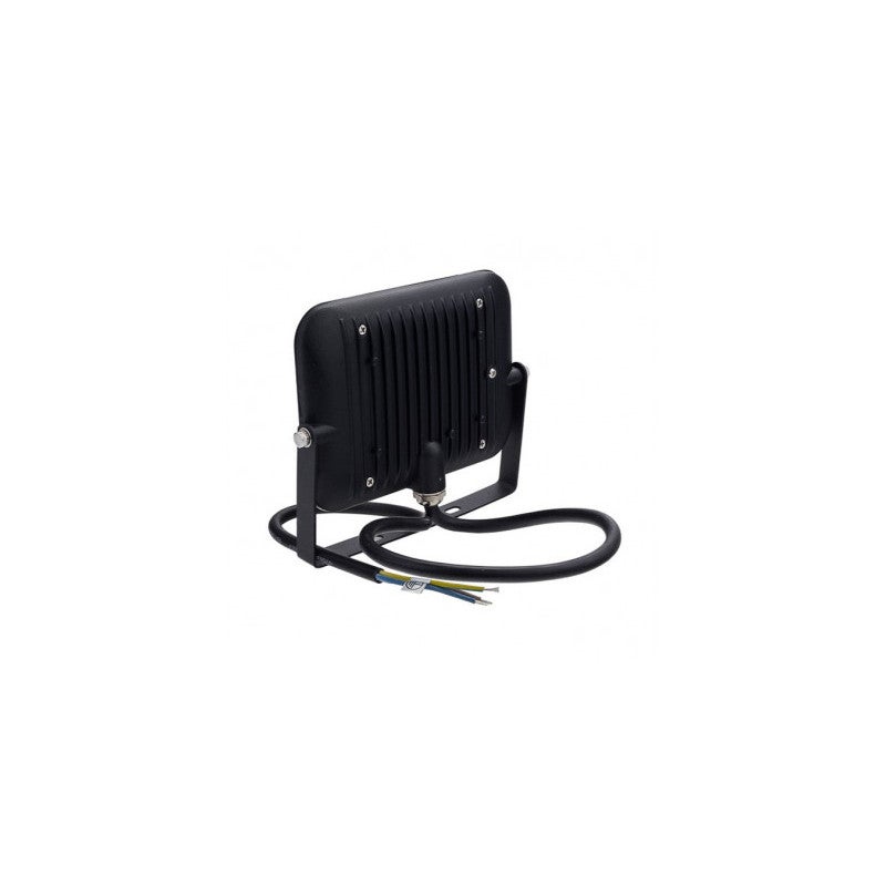 Projecteur LED SMD Noir – 20W – 1700lm – IP65 – 6000K – 150° – Câble 70cm - 4