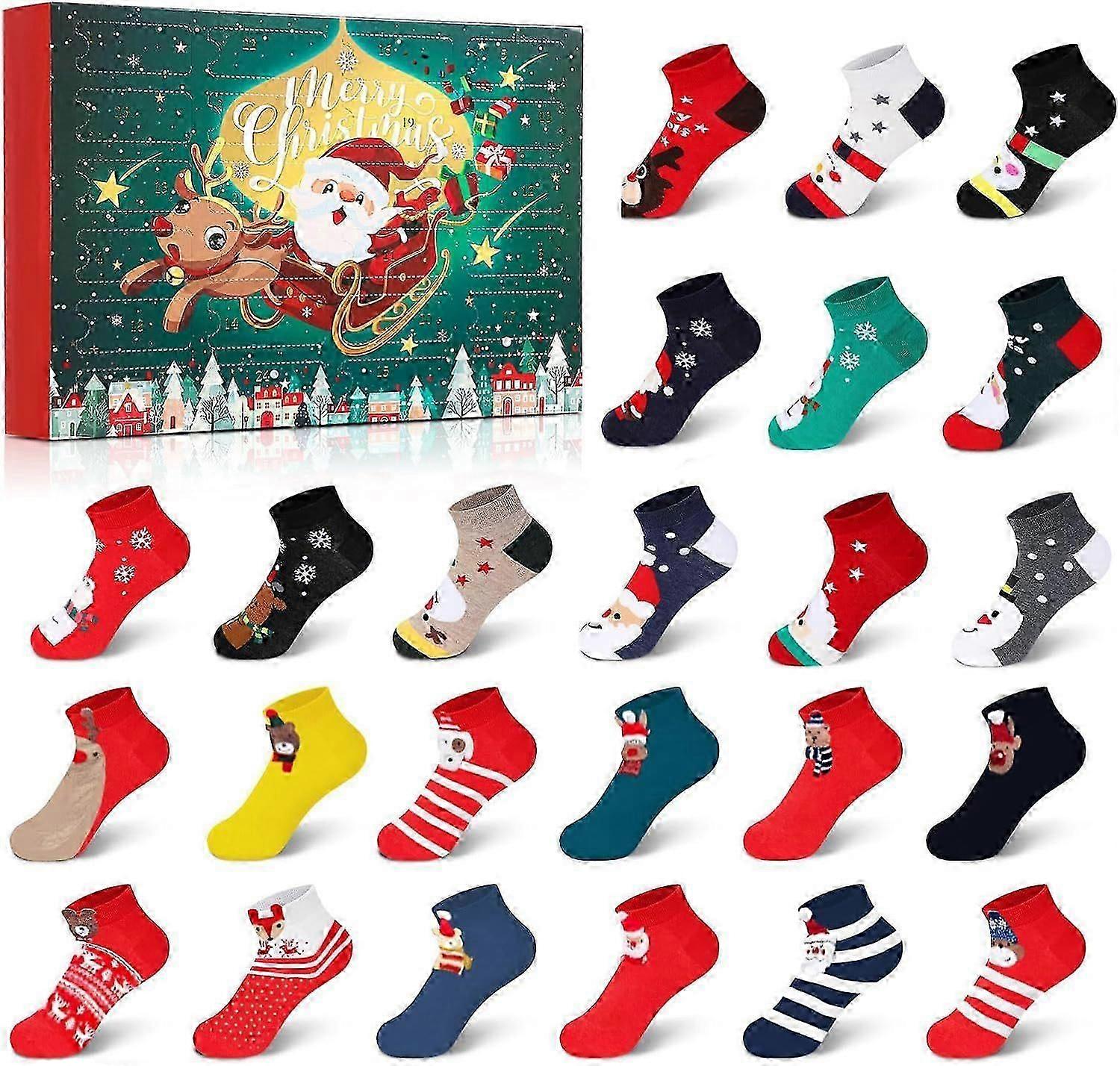Calendrier De L'Avent 2025 Gnomes - 24 Poupées Lutins En Peluche à Collectionner - Décor De Noël - Compte à Rebours Festif
