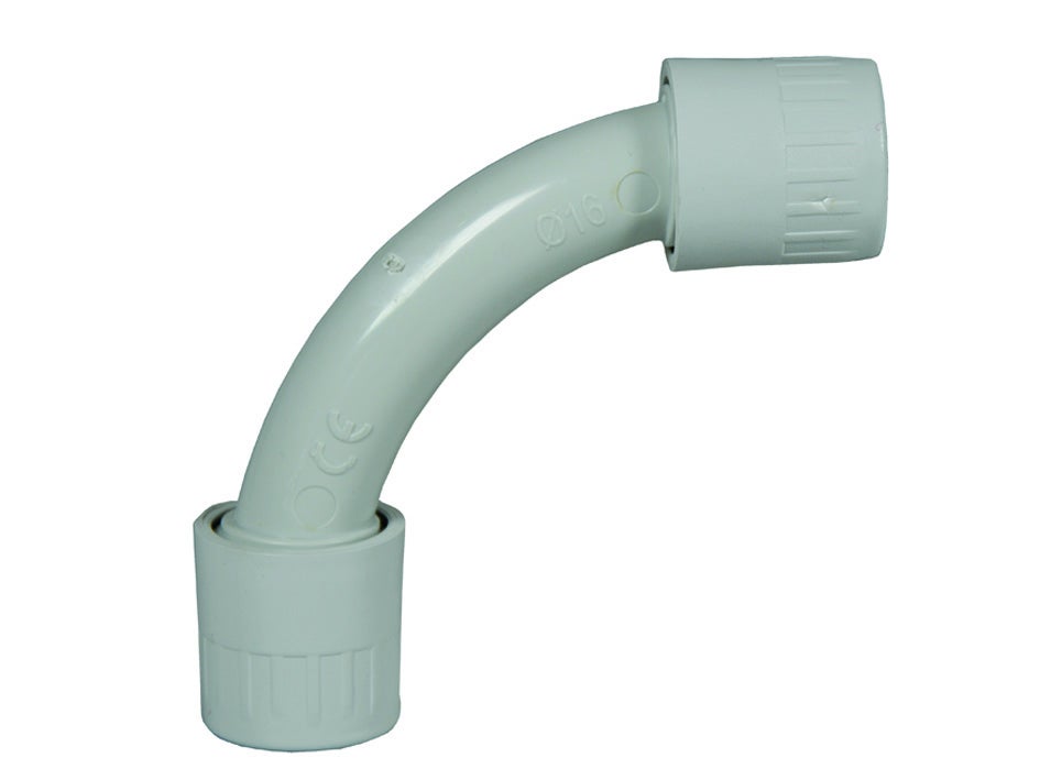 Raccordo Stagno IP65 Curva 90° PVC – 10 Piezas De 16mm A 32mm – Conector Para Tubería Estanca | FAEG