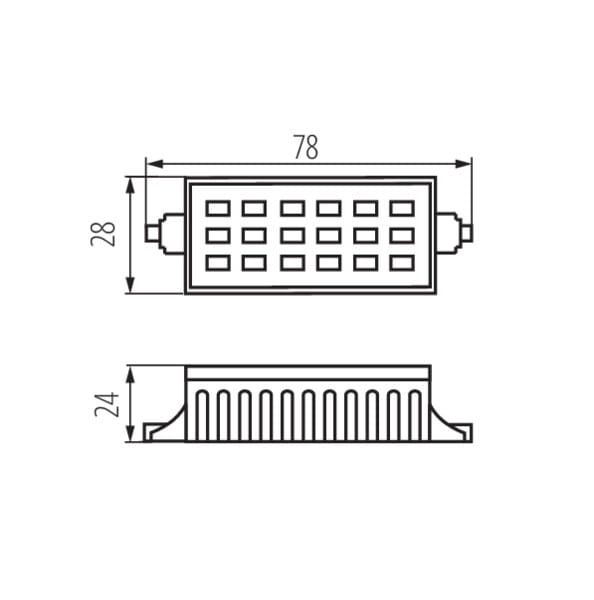 Bec LED Kanlux R7s 6W 510 lm, liniar, 3000K, IP20 | Leroy Merlin