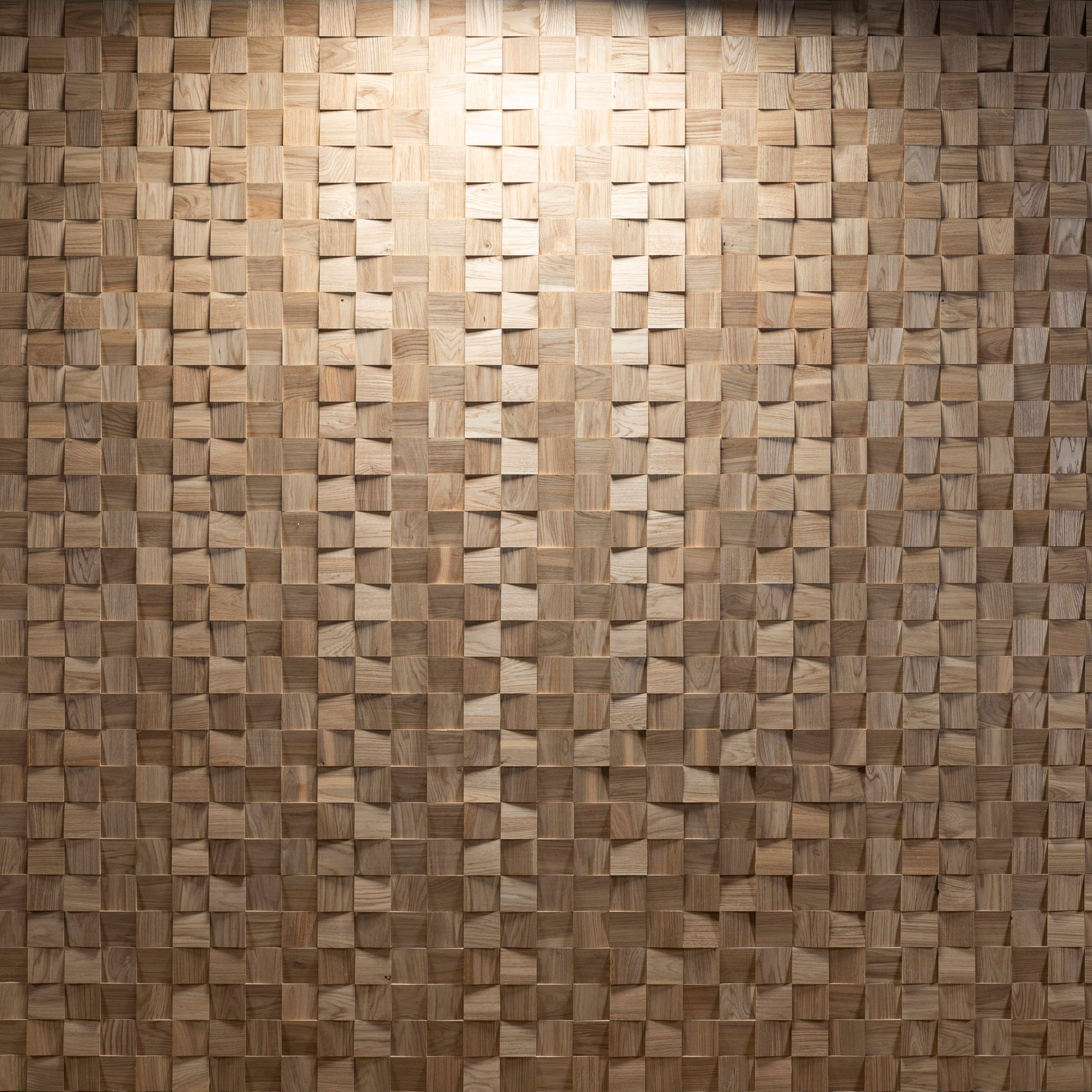 Panneau Mural Bois Chêne Massif 3D Dominus - Relief Structuré Naturel - 60x15cm - Lot 11 Panneaux 1m² - Habillage Décoratif Intérieur - 7